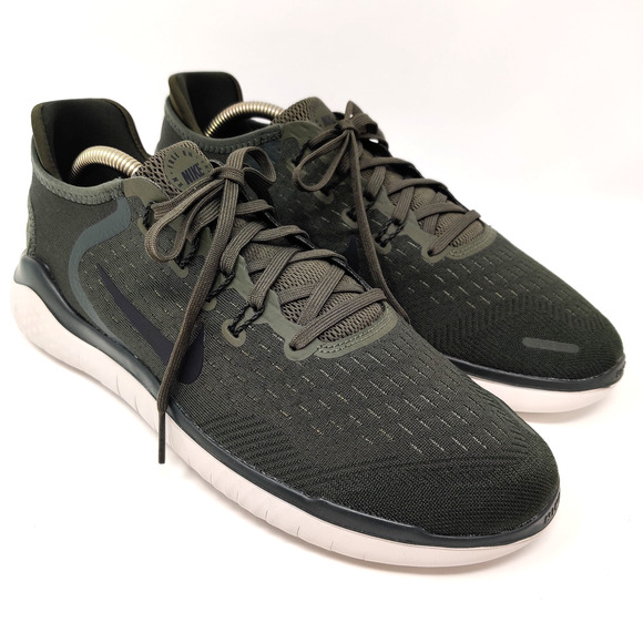 Nike Free RN Cargo Army Green Running Gym Sneaker Shoe Mens Size 10 942836-300 - Picture 1 of 12